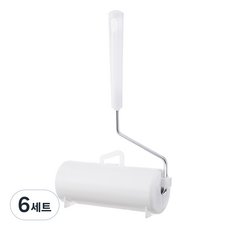 코멧 사선컷팅 일반형 테이프 클리너 핸들 + 거치대 + 리필 1개 (16cm x 12m), 6세트