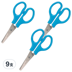SDI 手牌 5-1/4吋兒童好握剪刀 0856D 133mm, 9支, 顏色隨機