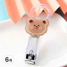 H Living 掛勾式透明殼指甲剪 熊頭, 6個