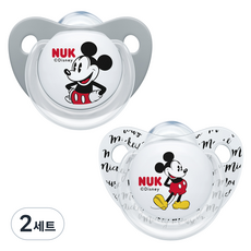 NUK 新款 迪士尼 安撫奶嘴 2入組, S1 (0~6個月), 米奇, 2套