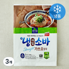 면사랑 냉메밀소바 2인분 (냉동), 1.008kg, 3개