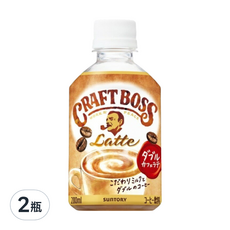 日本 BOSS 濃郁歐蕾咖啡飲料, 280ml, 2瓶