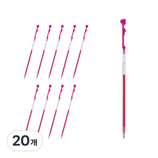 파이롯트 콜레토 리필심 0.3mm LHKRF-10C3, 핑크, 20개