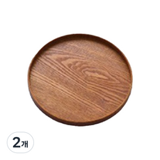 Vivid 圓形竹製託盤, 自然風