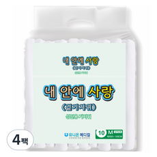 NaeAneSarang 男女通用成人黏貼型紙尿褲, 4個, 中型, 10入