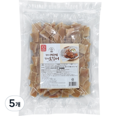 한진식품 철판에 메메 잘구운 오징어, 500g, 5개
