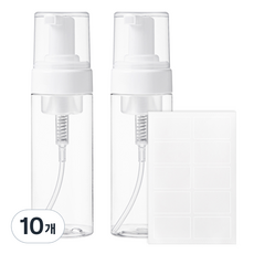 comet 泡泡慕斯容器 150ml, 透明, 10個