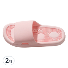 Kusso 辦公室家用多合一指壓拖鞋 A-8 240mm, 2個, 粉紅色