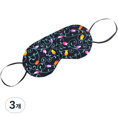 Green Life 草本眼部熱敷袋 掛帶型 藍色, 1入, 3個