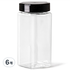 바른미각 BPA FREE 사각 양개형 양념통, 500ml, 6개