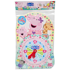 Peppa Pig 粉紅豬小妹 轉轉學時鐘 PG011H, 1個