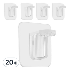 Join Made 免鑽孔黏貼式層架固定支架, 單一顏色, 20個