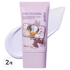 에스쁘아 디즈니 에디션 워터 스플래쉬 선크림 톤업 래스팅 SPF50+ PA++++, 50ml, 2개