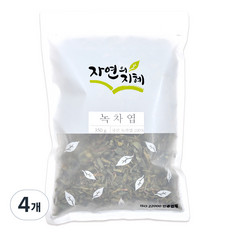 자연의지혜 녹차엽, 4개, 350g