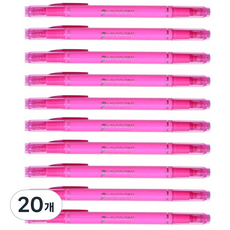 PLAYCOLOR 톰보 케이 수성사인펜, 프린세스 핑크, 20개