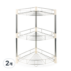eSPACE 智慧多功能轉角三層架, 單一顏色, 2個