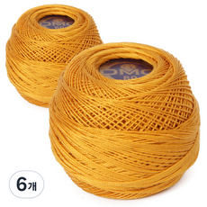 DMC 19號線 80編織刺繡蕾絲線, 783, 6個