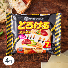 유키지루시 녹는 슬라이스 치즈 7개입, 112g, 1개입, 4개