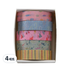 데일리네스트 깔끔한 마스킹테이프 세트, 타입 3, 4세트