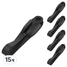 Jyulhome 電線收納固定夾, 15個, 黑色