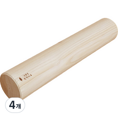 HINOKI ART 頂級扁柏實木按摩棒 6號(50 x 9 cm), 混合色, 4個