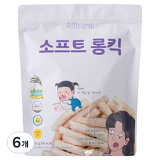 Allbarm 소프트롱킥, 고소한맛, 30g, 6개