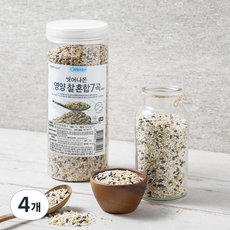 씻어나온 영양 찰 혼합 7곡, 1.3kg, 4개