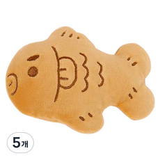 MOCHITOWN 鯛魚燒暖手寶娃娃 10cm, 紅豆饅頭, 5個