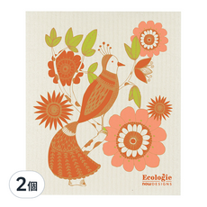 NOW 瑞典環保抹布 鳥語花香, 2個