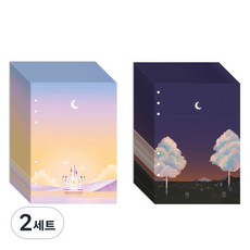 SECOND MANSION A5 6孔活頁內頁 月光城堡 + 夜間散步套組, 2套