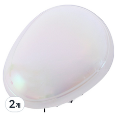 Lunetta 新款蛋形頭皮按摩器, 珍珠白, 2個