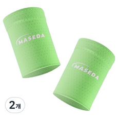 Maseda Mbrain 彈性手腕帶 綠色 2入, 2個