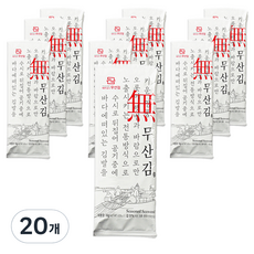 세븐김스 무산김 반절김, 10g, 20개