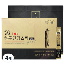 대한홍삼 6년근 홍삼정 하루건강스틱 골드 + 쇼핑백, 450g, 4개