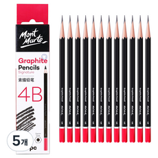 Mont Marte 蒙瑪特 Donga PMS素描筆 鉛筆 12入, 5個, 4B