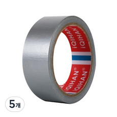 다다 고점도 강력 면 테이프 40mm x 20m, 은색, 5개