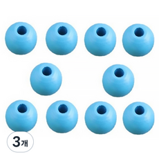 마다꾸미 우드비즈 DIY공예 나무구슬 12mm 10p, 블루(구슬), 3개