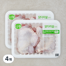 다향오리 닭다리살 정육 (냉장), 4개, 500g