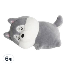 모찌타운 귀요미 인형 핫팩 허스키 8cm, 6개