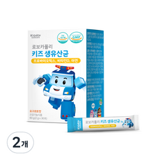 救援小英雄波力乳酸菌益生菌維他命D鋅粉包 30包入, 60g, 2盒