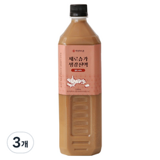 우리꽃연구소 약선보감 제로슈가 생강진액 단맛40%, 3개, 1L