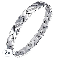 KODACHIEF 手鍊 銀色 10mm, 2個