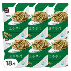 TigakTaegak 紅辣椒片, 60g, 18包