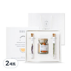 Iloveflowertea 原味花茶與茶棒組, 萬壽菊 10g 抗人工 1g 艾蒿花茶棒 1g 購物袋, 2組