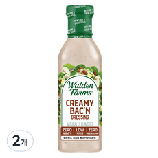 Walden Farms 零糖低脂沙拉醬 培根口味, 355ml, 2個