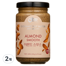 오트리 고메 넛버터 아몬드 스무스, 230g, 2개