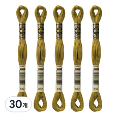 브랜드얀 DMC 25번 면사 자수실, 832번, 30개