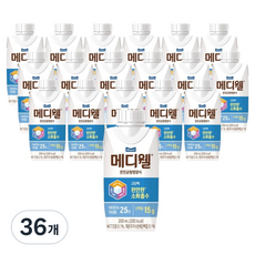 메디웰 고단백 완전균형영양식, 200ml, 36개