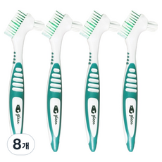 gleen 假牙專用牙刷 深綠色, 1入, 8個