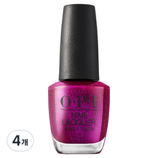 오피아이 네일락커 HRS12, Berry and Bright (S), 4개, 15ml